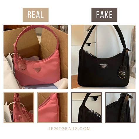 black prada purse fake vs real|How to Authenticate Prada Bags .